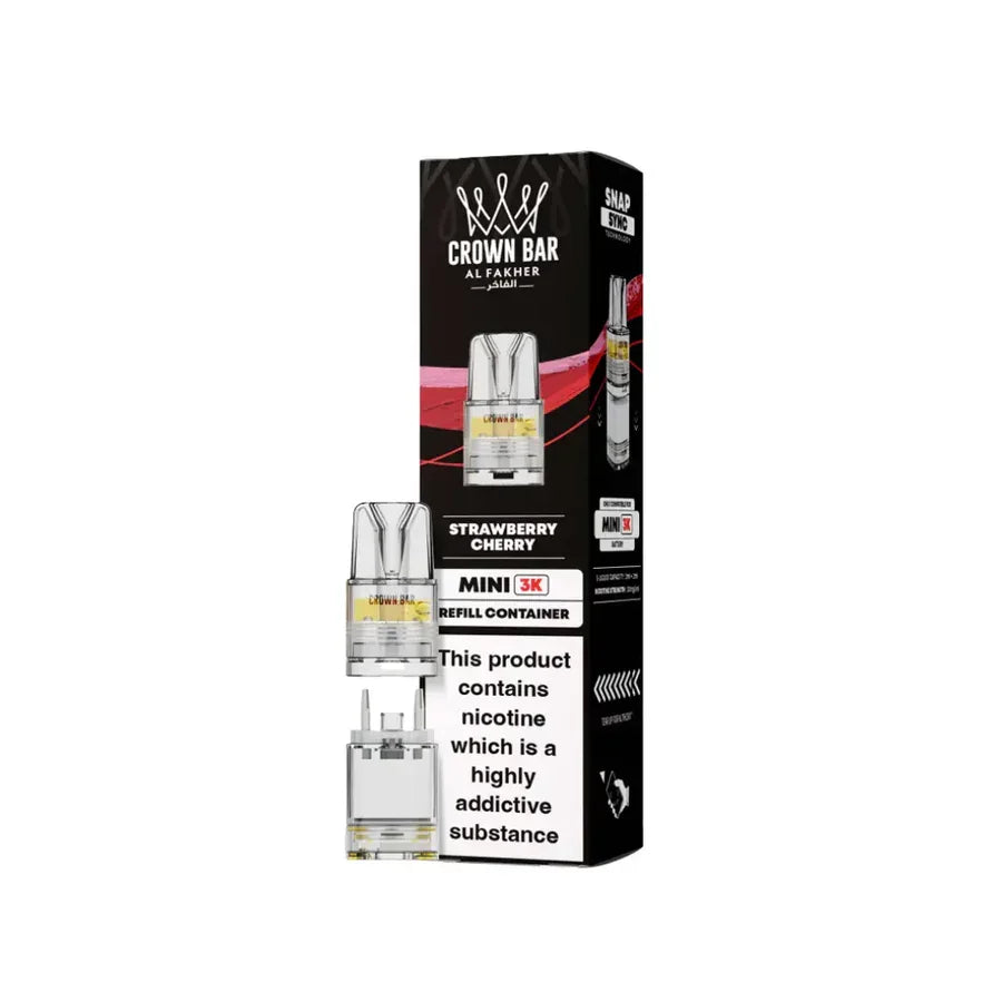 Al Fakher Mini 3000 Pods Strawberry Cherry Flavour