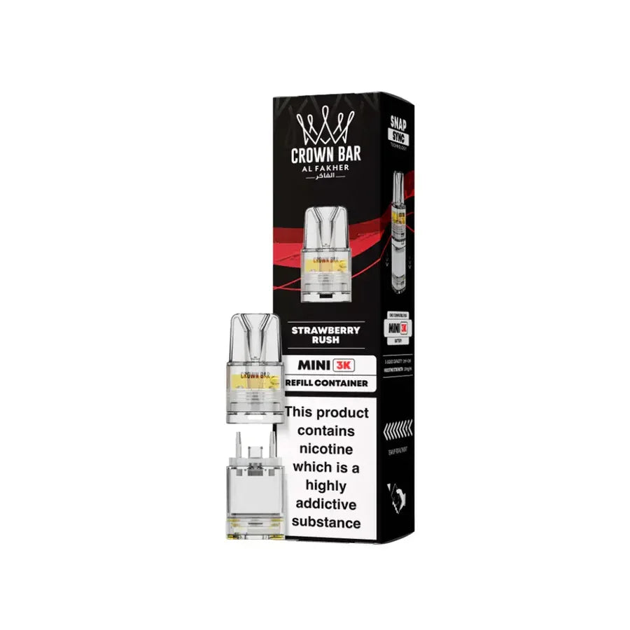 Al Fakher Mini 3000 Pods Strawberry Rush Flavour