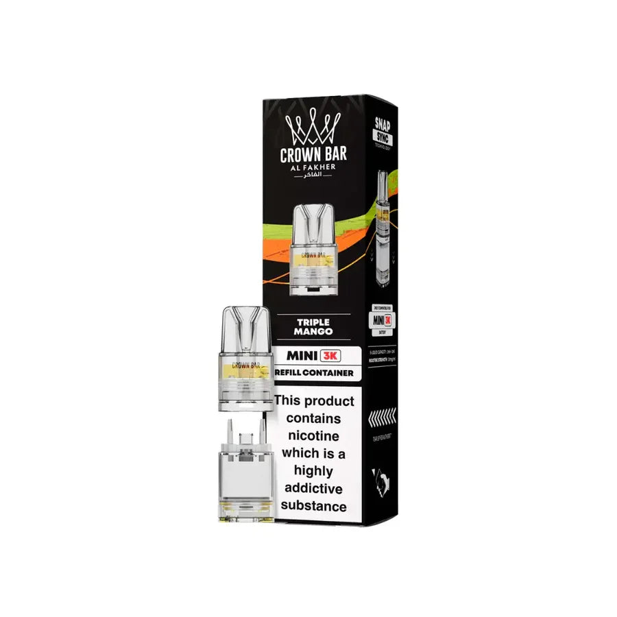 Al Fakher Mini 3000 Pods Triple Mango Flavour