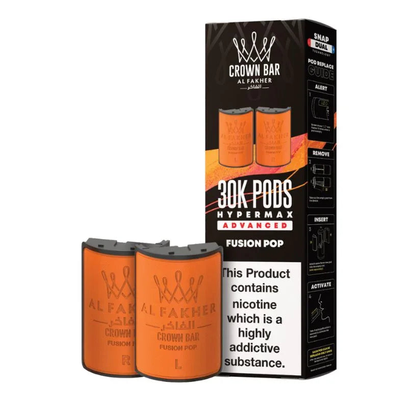 Al Fakher Hypermax 30k Refill Pods Fusion Pop Flavour