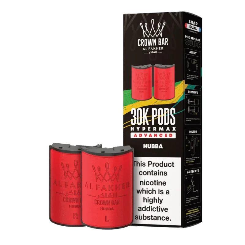 Al Fakher Hypermax 30k Refill Pods Hubba Flavour