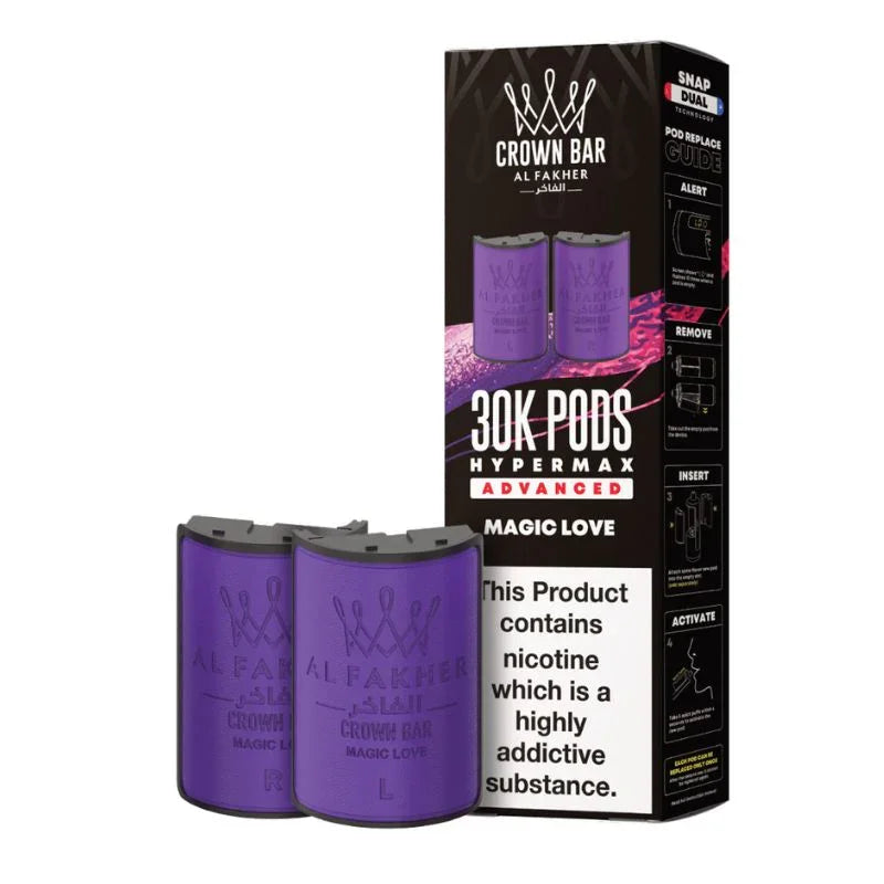 Al Fakher Hypermax 30k Refill Pods Magic Love Flavour