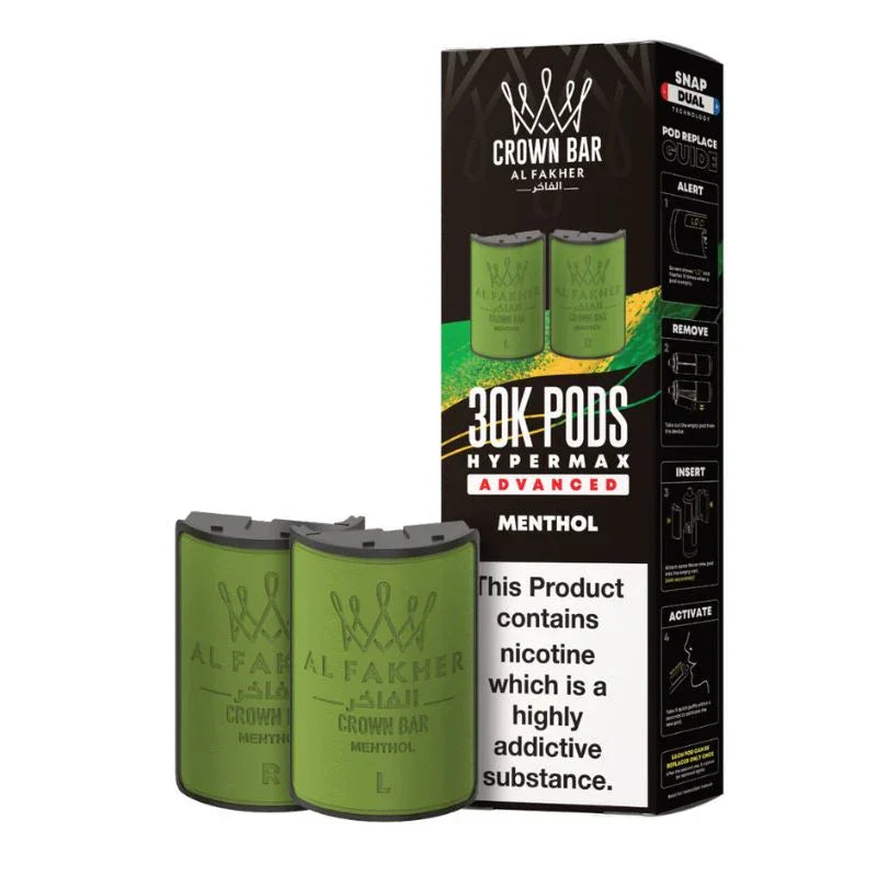 Al Fakher Hypermax 30k Refill Pods Menthol Flavour