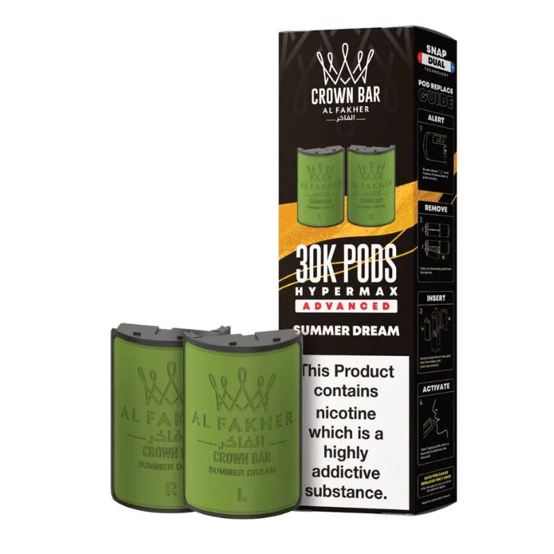 Al Fakher Hypermax 30k Refill Pods Summer Dream Flavour