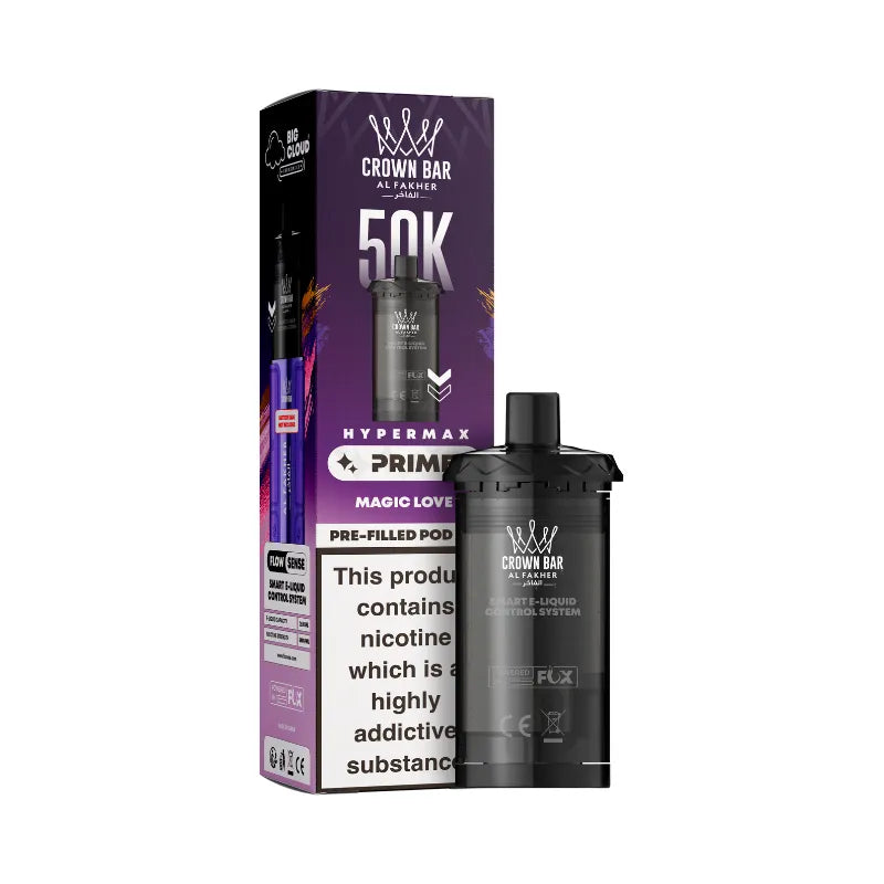 Al Fakher Hypermax Prime 50K Prefilled Pods Magic Love Flavour