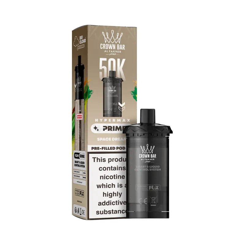 Al Fakher Hypermax Prime 50K Prefilled Pods Space Dream Flavour