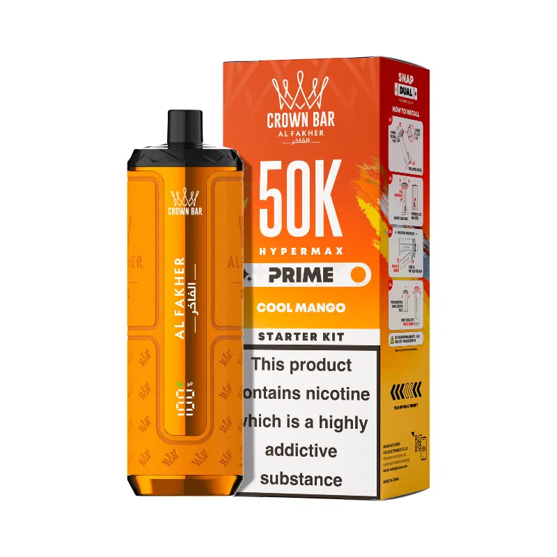 Al Fakher Hypermax Prime 50K Kit Cool Mango Flavour