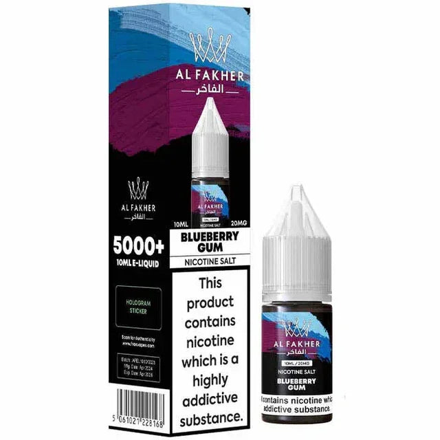 Al Fakher Nic Salts Blueberry Gym Flavour