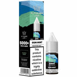 Al Fakher Nic Salt Gum Mint flavour bottle