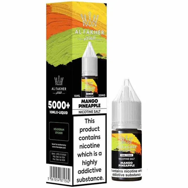Al Fakher Nic Salts Mango Pineapple Flavour