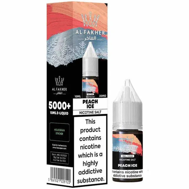 Al Fakher Nic Salts Peach Ice Flavour