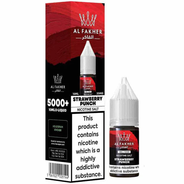 Al Fakher Nic Salts Strawberry Punch Flavour