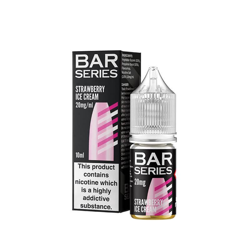 Bar Series 10ml Vape Liquid Strawberry Ice Cream Flavour