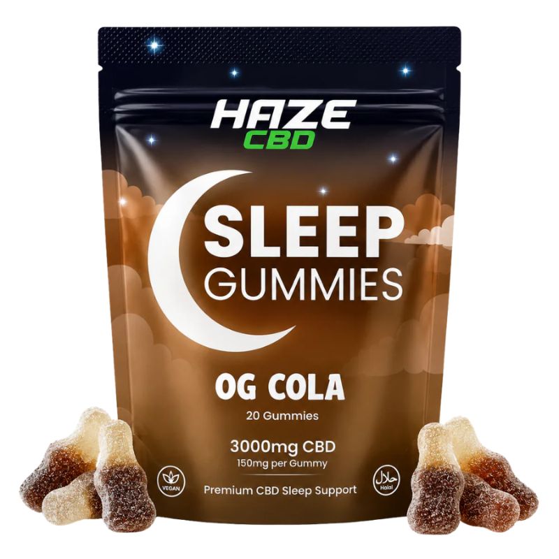 Haze CBD Sleep Gummies 3000mg OG Cola