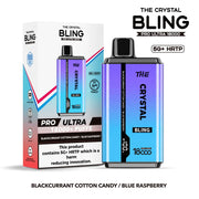 Crystal Bling Ultra 18K Prefilled Kit Blackberry Cotton Candy / Blue Raspberry Flavour