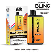 Crystal Bling Ultra 18K Prefilled Kit Mango Peach Pineapple Flavour
