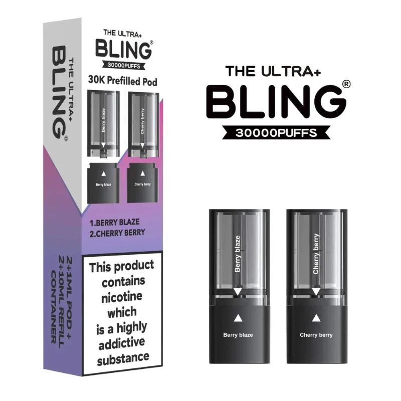 Bling Ultra Plus 30K Pods Berry Blaze / Cherry Berry Flavour