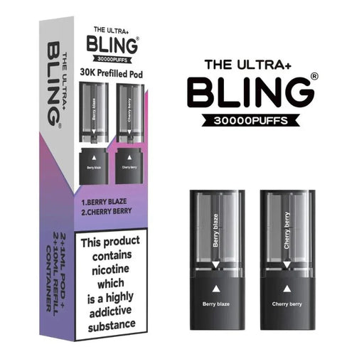 Bling Ultra Plus 30K Pods Berry Blaze / Cherry Berry Flavour