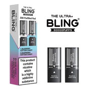 Bling Ultra Plus 30K Refill Pods Blueberry Cotton Candy / Raspberry Cotton Candy Flavour