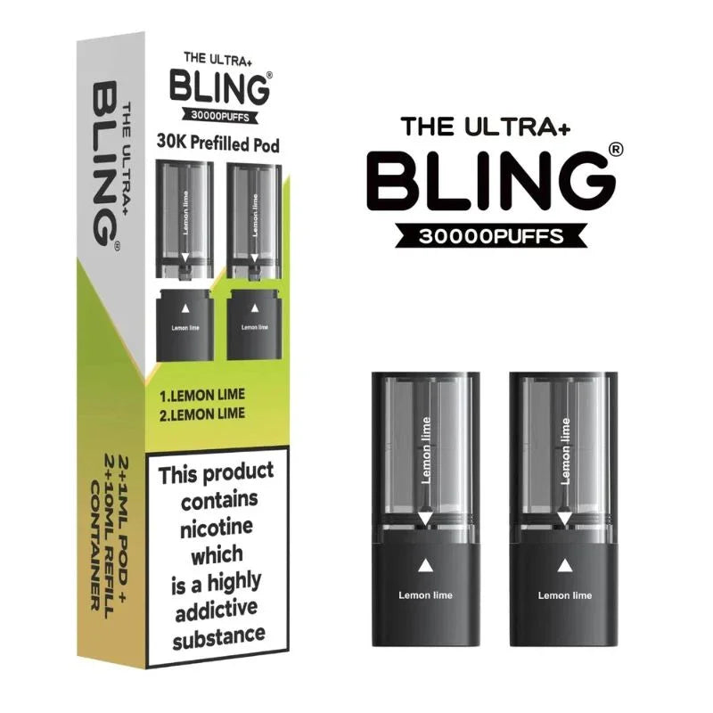 Bling Ultra Plus 30K Pods Lemon Lime Flavour