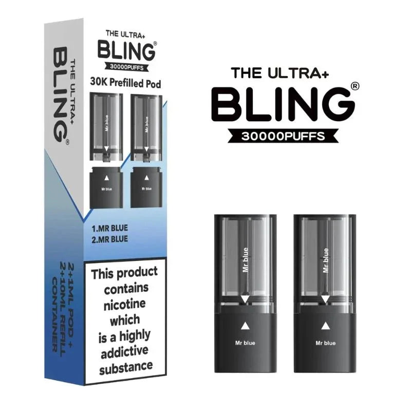 Bling Ultra Plus 30K Pods Mr Blue Flavour