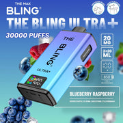Crystal Bling Ultra Plus 30k Prefilled Kit Blueberry Raspberry Flavours