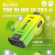 Crystal Bling Ultra Plus 30k Prefilled Kit Lemon Lime Flavour