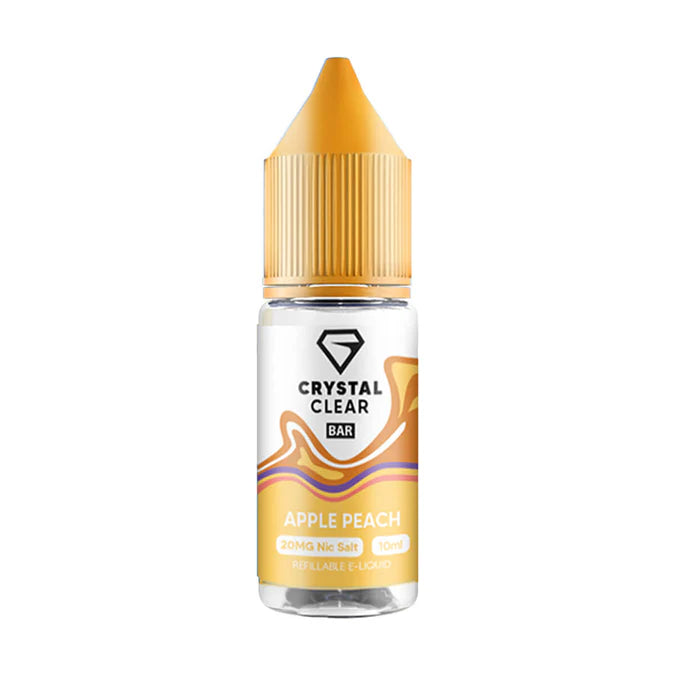 Crystal Clear Vape Juice Apple Peach Flavour