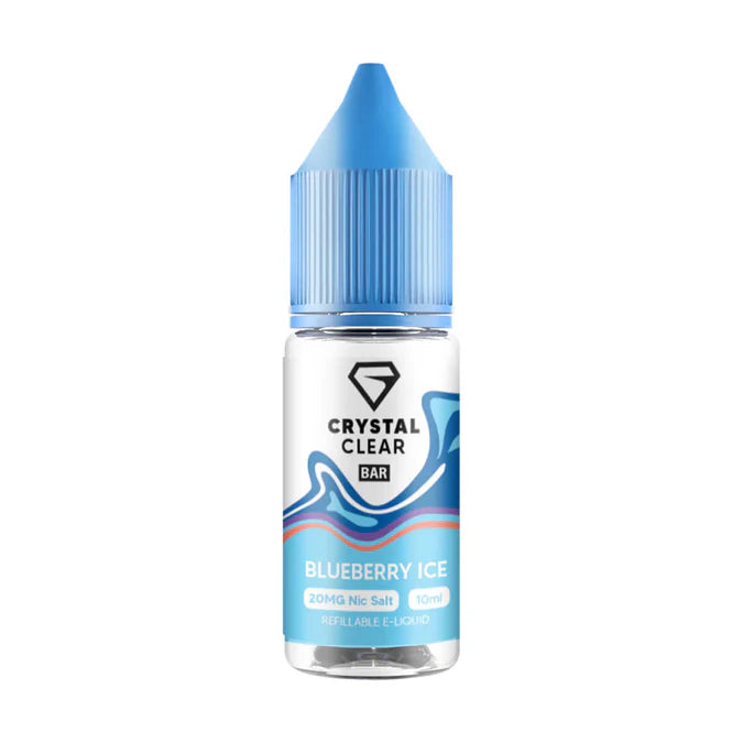Crystal Clear Vape Juice Blueberry Ice Flavour