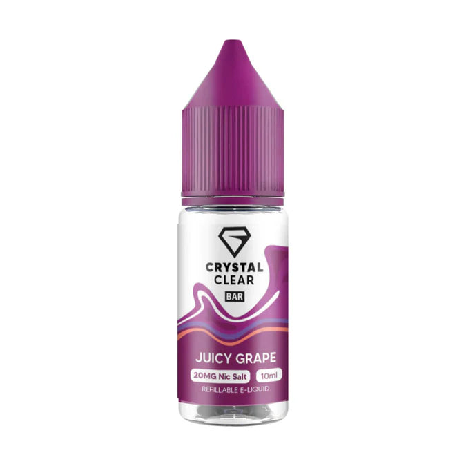 Crystal Clear Vape Juice Juicy Grape Flavour