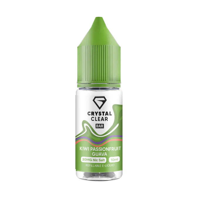 Crystal Clear Vape Juice Kiwi Passionfruit Guava Flavour