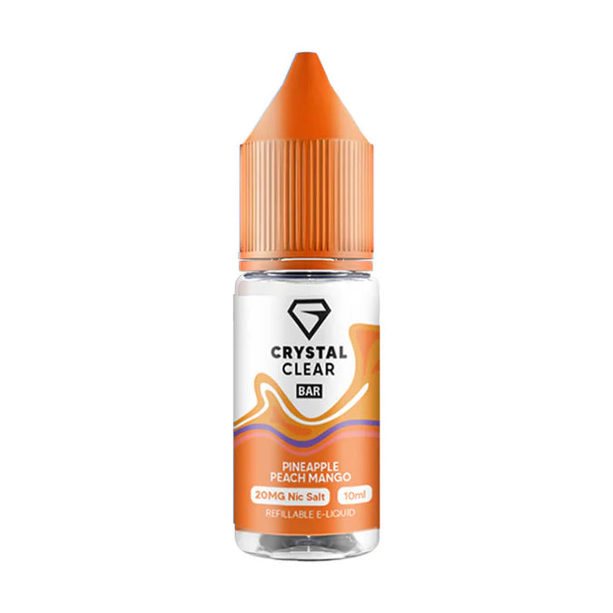 Crystal Clear Vape Juice Pineapple Peach Mango Flavour