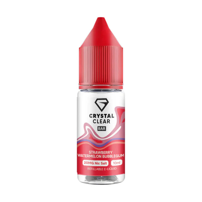 Crystal Clear Vape Juice Strawberry Watermelon Bubblegum Flavour
