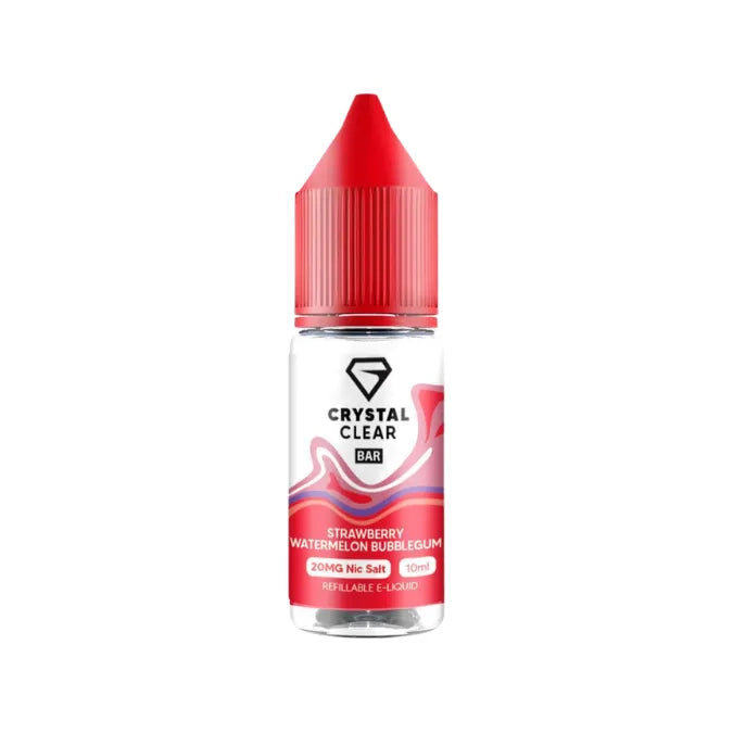 Crystal Clear Vape Juice Strawberry Watermelon Bubblegum Flavour
