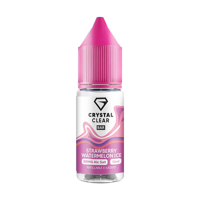 Crystal Clear Vape Juice Strawberry Watermelon Ice Flavour