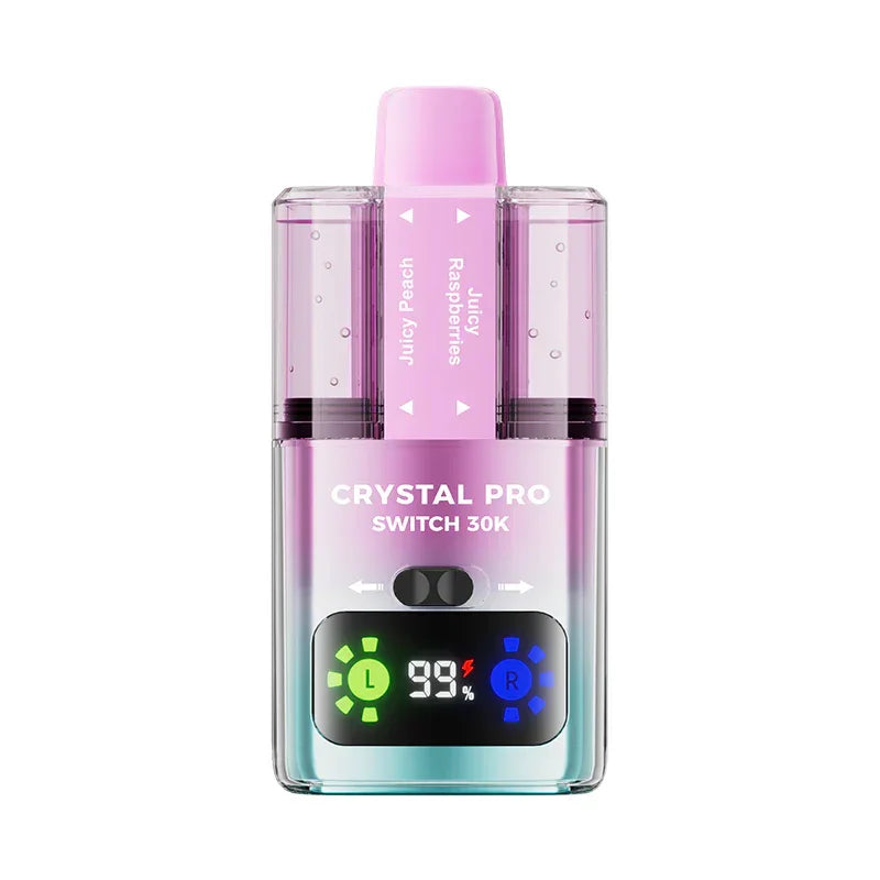Crystal Pro Switch 30k Vape Kit Juicy Peach / Juicy Raspberries Flavour