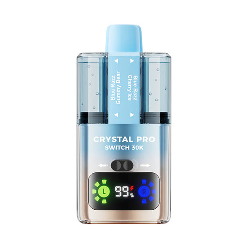 Crystal Pro Switch 30k Vape Kit Razz Gummy / Blue Razz Cherry Ice Flavour