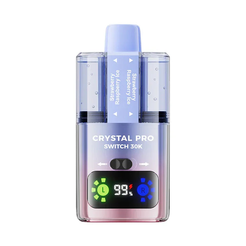 Crystal Pro Switch 30k Vape Kit Strawberry Raspberry Ice Flavour