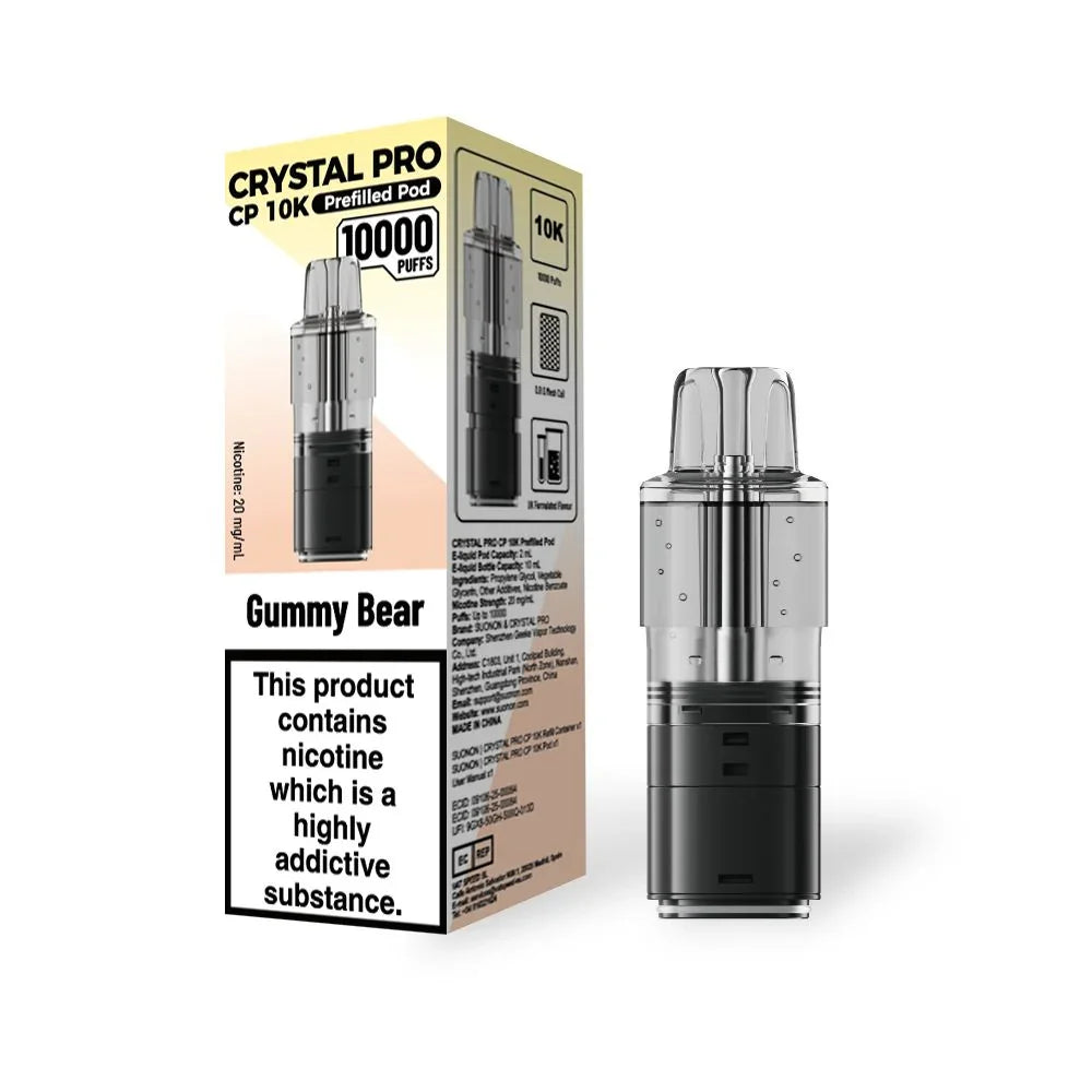 Crystal Pro CP 10k Refill Pods Gummy Bear Flavours