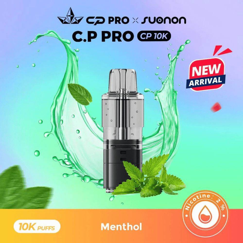 Crystal Pro CP 10k Refill Pods Menthol Flavours