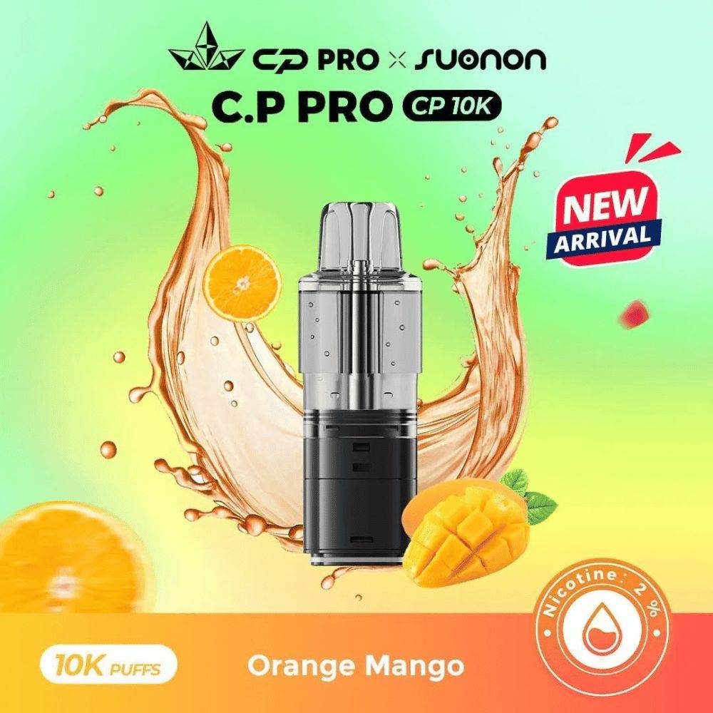 Crystal Pro CP 10k Refill Pods Orange Mango Flavours