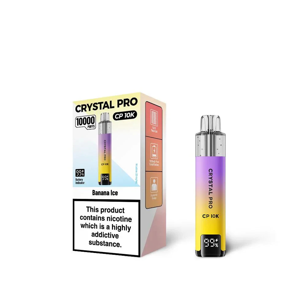Crystal Pro CP 10K Kit Banana Ice Flavour