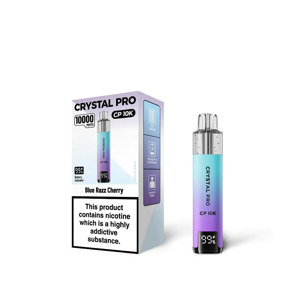 Crystal Pro CP 10K Kit Blue Razz Cherry Flavour