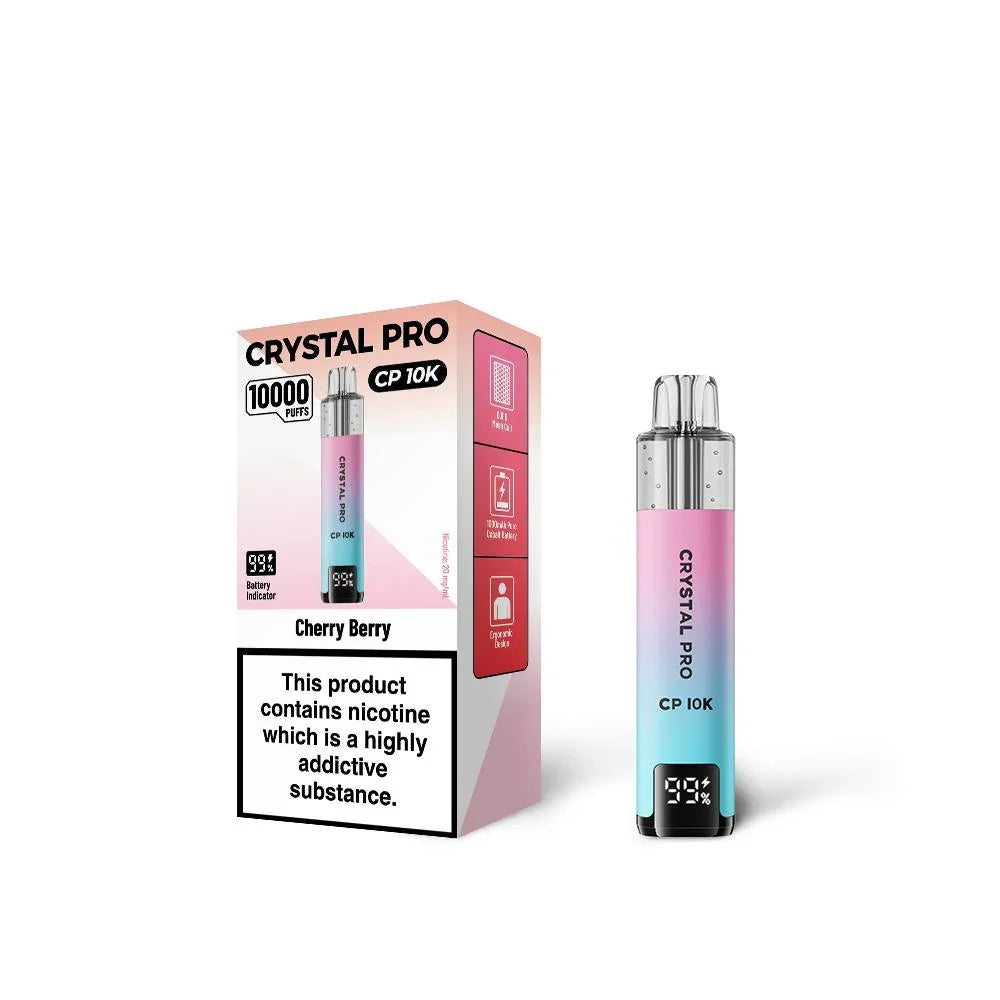 Crystal Pro CP 10K Kit Cherry Berry Flavour