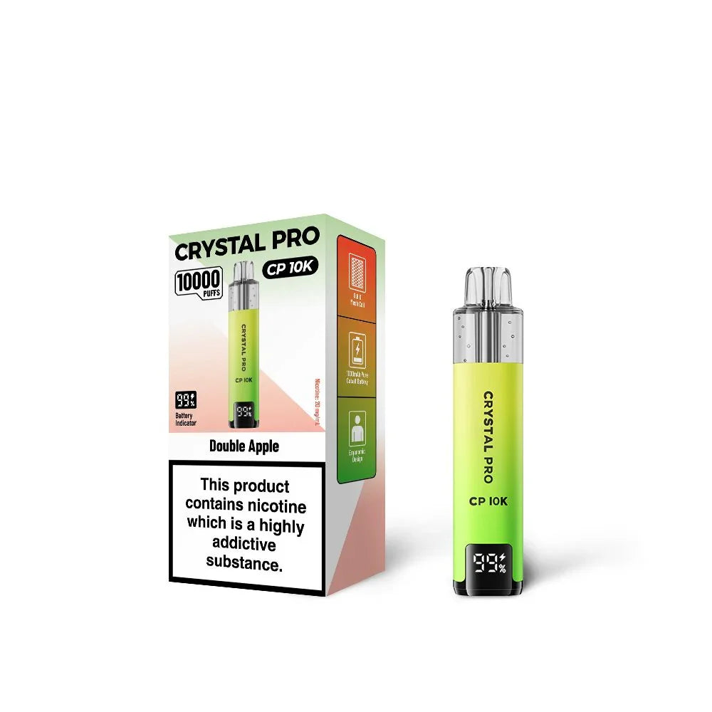 Crystal Pro CP 10K Kit Double Apple Flavour