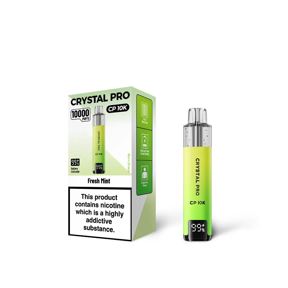 Crystal Pro CP 10K Kit Fresh Mint Flavour
