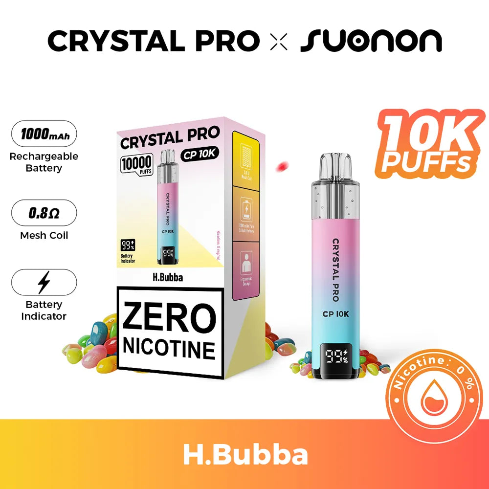 Crystal Pro CP 10K Kit Hubba Bubba 0mg Flavour