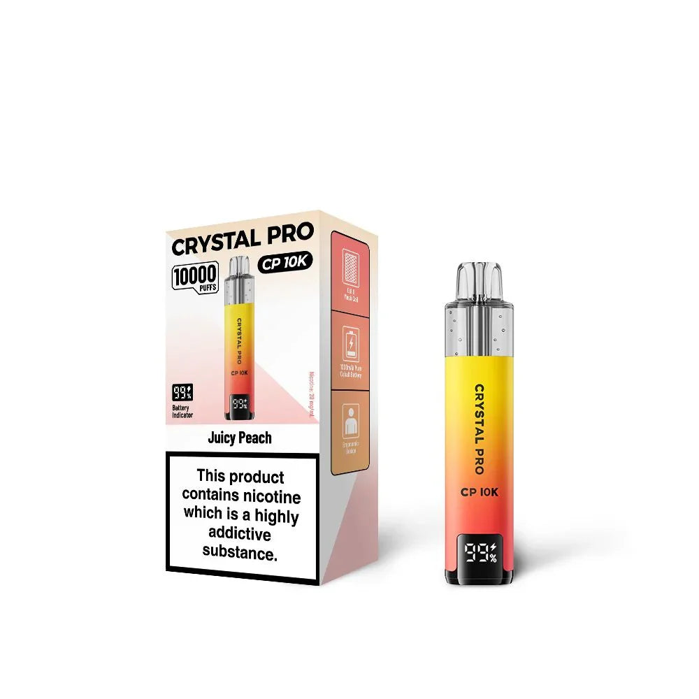 Crystal Pro CP 10K Kit Juice Peach Flavour