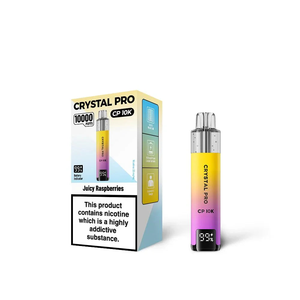 Crystal Pro CP 10K Kit Juice Raspberries Flavour