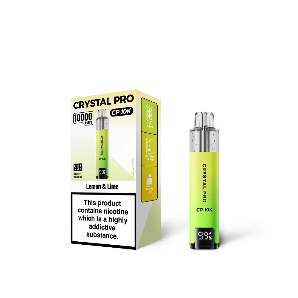 Crystal Pro CP 10K Kit Lemon Lime Flavour